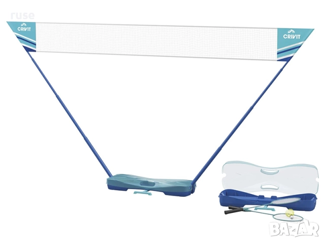 НОВ! Бадминтон с преносима мрежа комплект 2в1, снимка 2 - Други спортове - 52399275