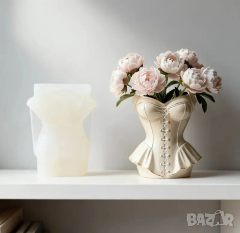 Молд кашпа корсет , снимка 5 - Форми - 53535687