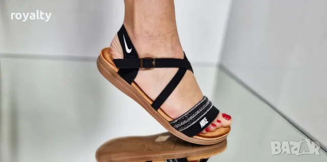 Nike черни дамски сандали , снимка 3 - Сандали - 50349919