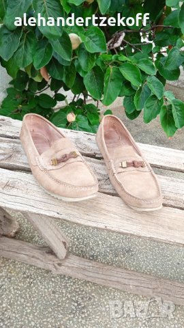 Испански велурени мокасини