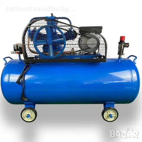 Компресор за въздух ITALY 300 литра трифазен, 12бара, 7.5KW, 10 hp, снимка 3 - Компресори - 50237826