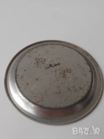 Колекционерска Метална Мини Чиния Coffee Loumidis Papagalos - Гърция, снимка 3 - Колекции - 48423723