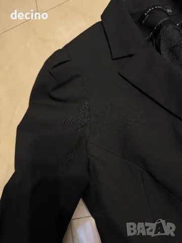 Черно сако Zara S размер, снимка 4 - Сака - 50423124
