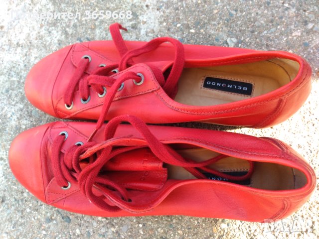 Дамски спортни обувки,естествена кожа,Belmondo,39, снимка 5 - Маратонки - 43594075