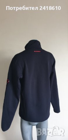 Mammut Polartec Stretch 3/4 Zip Mens Size L/XL ОРИГИНАЛ! Мъжки Полар!, снимка 4 - Спортни дрехи, екипи - 42992771