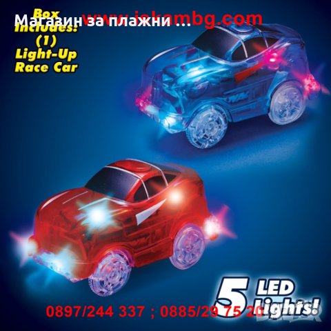 Състезателна светеща писта Magic Tracks - код 1885, снимка 13 - Коли, камиони, мотори, писти - 26970904