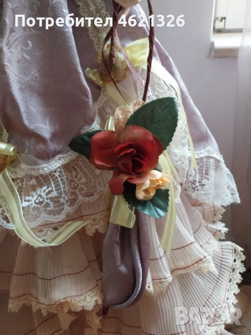 Винтидж колекционерска порцеланова кукла Андреа Alberon Collection нова висока, снимка 2 - Декорация за дома - 52043519