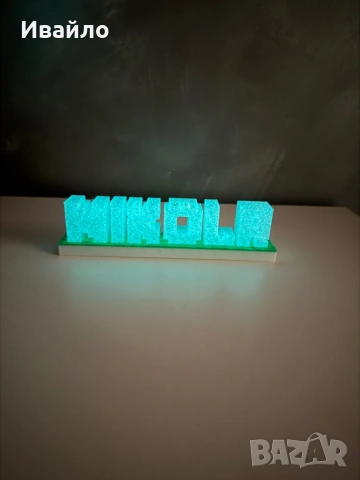 Това е 3D принтирана табелка minecraft, снимка 2 - Декорация за дома - 53484619