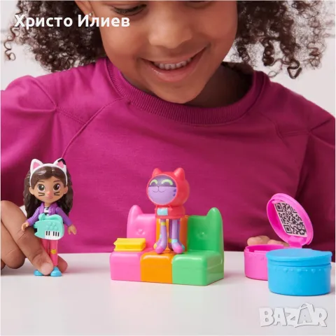 Къща с фигурки изненада Spin Master Gabby's Dollhouse Куклената къща на Габи, снимка 4 - Фигурки - 49257417