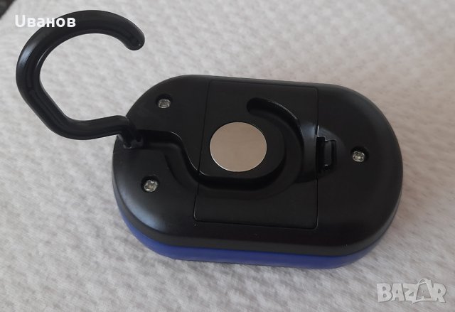 Работно фенерче/ лампа за кола с кука и магнит за закрепяне + батерии, снимка 6 - Аксесоари и консумативи - 33480096