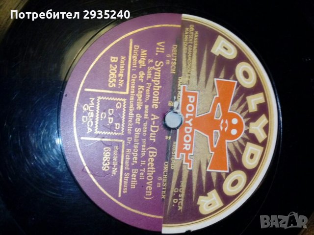 Стар албум с плочи Бетовен