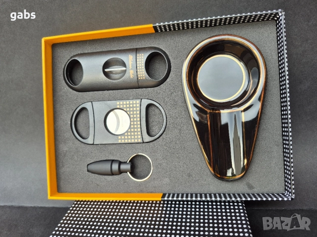 Луксозен комплект за пури в подаръчна кутия,с лого, снимка 6 - Други - 52458888