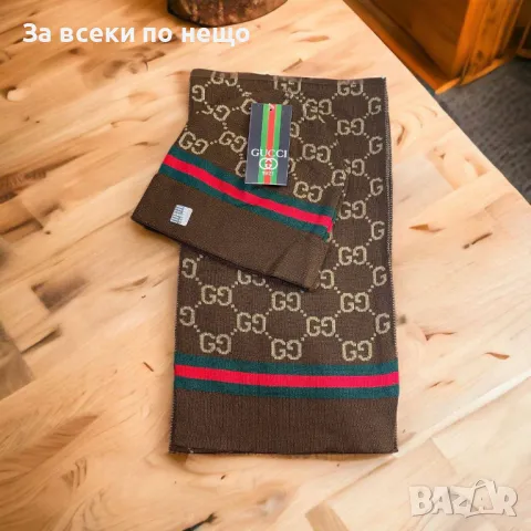 Комплект Шапка и Шал Gucci🧣Loewe🎩Код D1528, снимка 9 - Шалове - 48341480