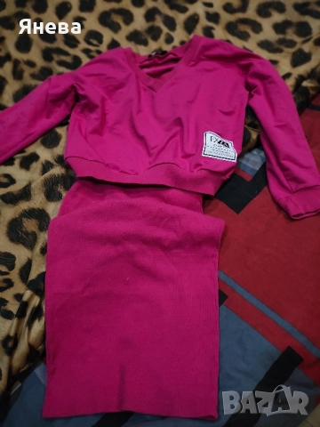 Дамска спортна рокля блуза+рокля