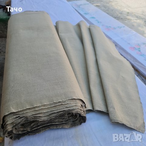 Дебел брезент, натурален, снимка 4 - Платове и дамаски - 43550684