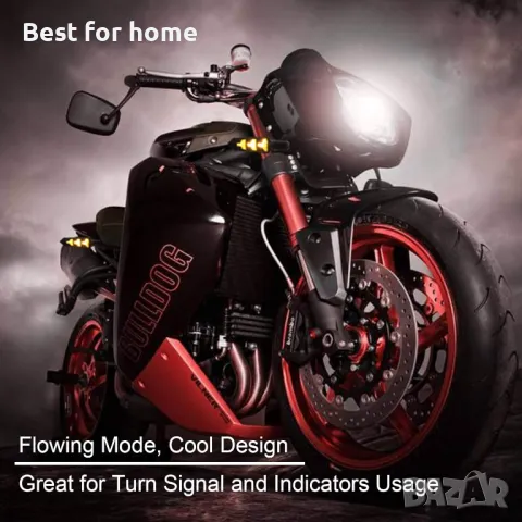 Kinstecks 4PCS Мигачи за мотоциклети, АТВ, бъгита, коли и др., снимка 3 - Аксесоари и консумативи - 47398225