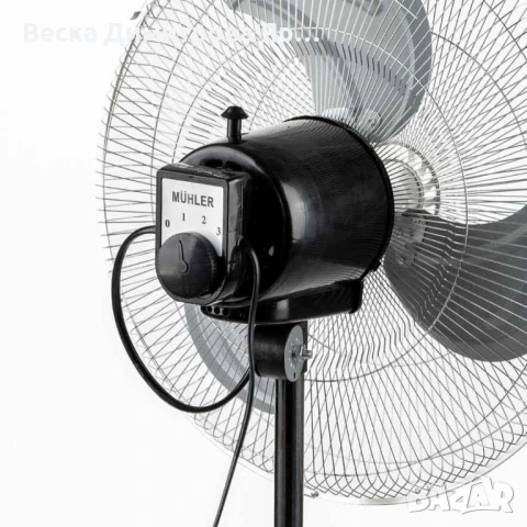 Вентилатор на стойка 18''Muhler FM-8138D 3в1, 70W, индустриален, на стойка, стена, под, снимка 7 - Вентилатори - 50464166