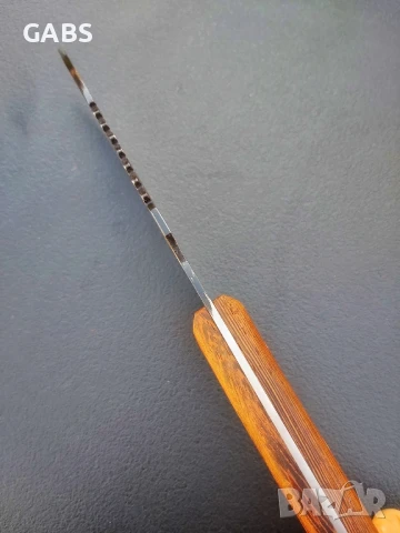 Азиатски сатър Santoku, снимка 7 - Ножове - 50668437