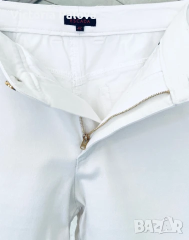 ESCADA  бял панталон лукс, снимка 8 - Панталони - 50455785