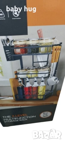 Стелаж за подправки, снимка 2 - Аксесоари за кухня - 51237810