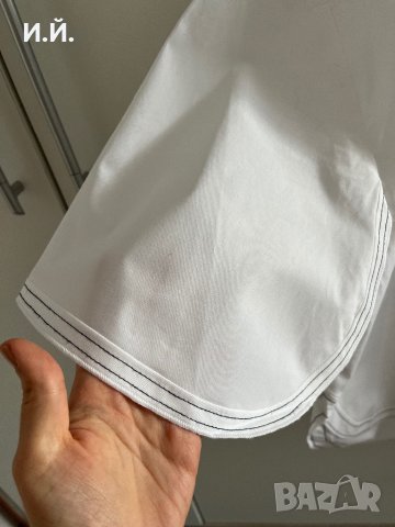 Victoria Beckham бяла тениска/блуза, снимка 4 - Тениски - 44127538