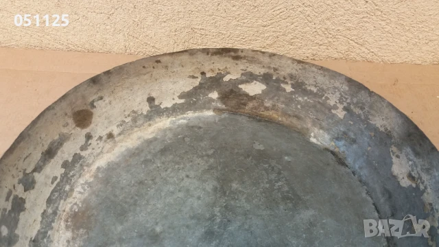 стара голяма кована бакърена тепсия, леген , тава , снимка 8 - Антикварни и старинни предмети - 50596438