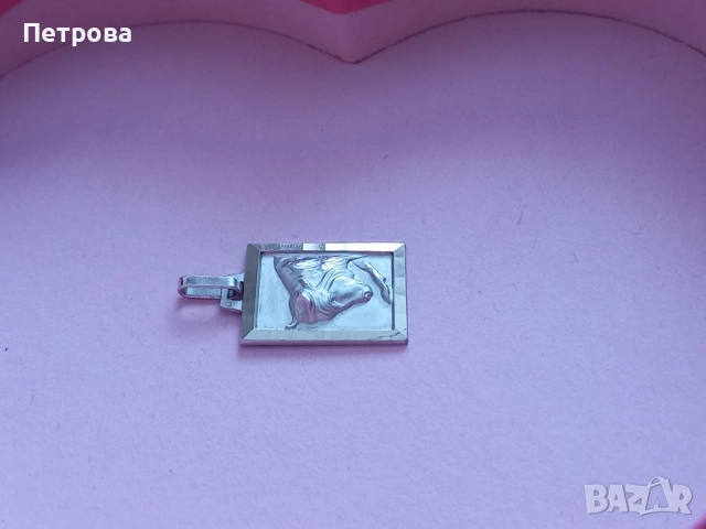 Висулка от стомана зодия телец, снимка 6 - Колиета, медальони, синджири - 52040624