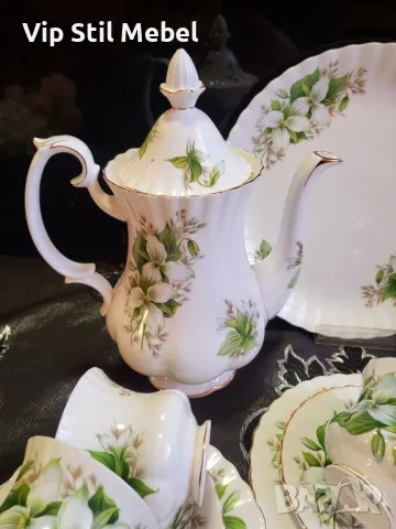 Сервиз за кафе Royal Albert Trillium , снимка 4 - Сервизи - 48907812