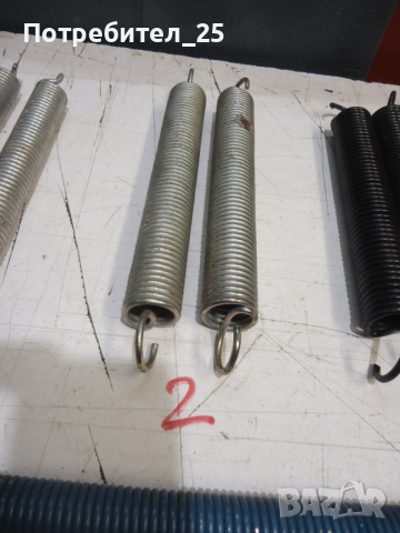 Пружини за опън обява №1, снимка 3 - Резервни части за машини - 52556322