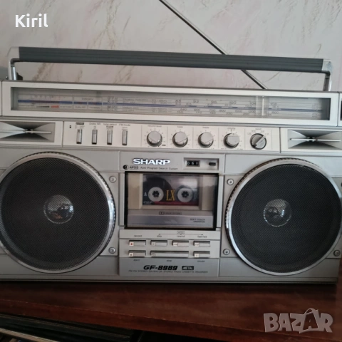 Радиокасетофон SHARP GF-8989, снимка 15 - Радиокасетофони, транзистори - 53608910