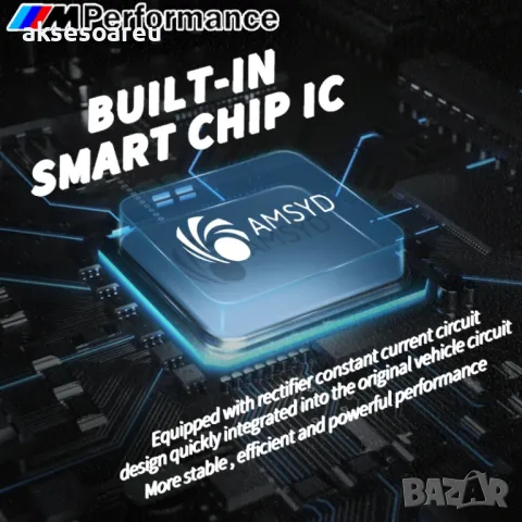 2 бр. Габаритни крушки BA9S 5 SMD 5050 Автомобилна LED вътрешна лампа крушка за номер за вратата, снимка 4 - Аксесоари и консумативи - 50419939