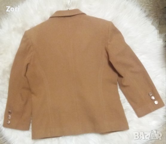 Плътно сако в цвят камел, снимка 3 - Сака - 43070740