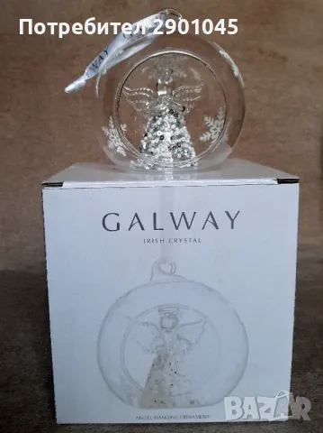 КРИСТАЛНА ТОПКА С АНГЕЛЧЕ, снимка 2 - Други - 48337452