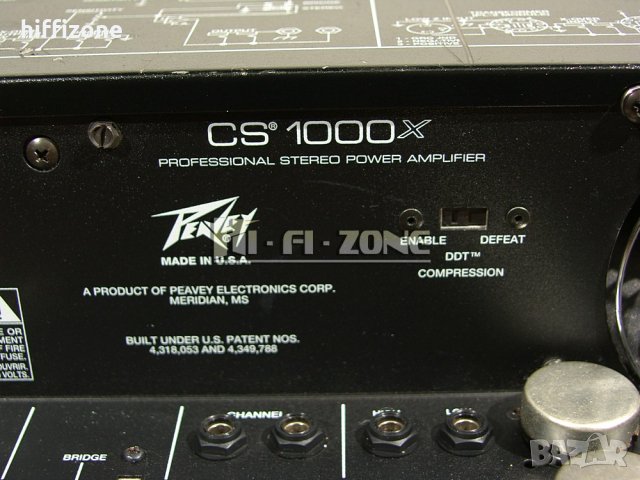 СТЪПАЛО  Peavey cs-1000x , снимка 12 - Ресийвъри, усилватели, смесителни пултове - 43377094