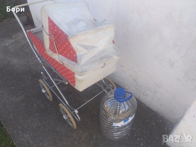 Стара българска детска количка, снимка 4 - Кукли - 32351179