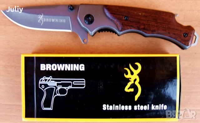 Сгъваем нож BROWNING , снимка 2 - Ножове - 36753007
