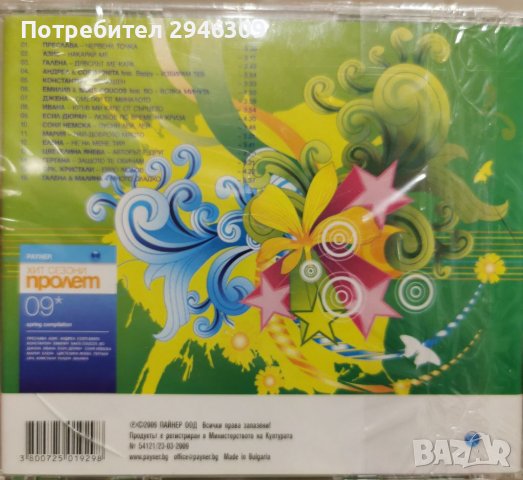 Пайнер Хит Сезони Пролет 2009, снимка 2 - CD дискове - 39871277
