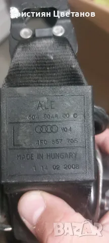 Предпазни колани от Ауди А6 Ц6 4ф / Audi A6 C6 4F, снимка 6 - Части - 49912308