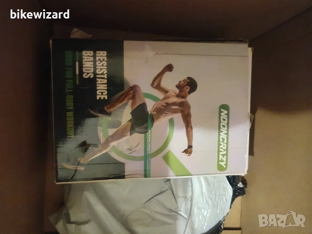 Комплект ластици за съпротивление nooncrazy, 4 нива, с дръжки и анкер за врата НОВО, снимка 5 - Фитнес уреди - 53049883