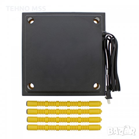 Нагревателна затопляща плоча за пиленца MS-25x25 см , снимка 4 - За птици - 37390673