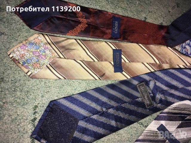луксозни вратовръзки 15бр Kenzo Azzaro Zara Les Shadoks Burton Dupont , снимка 14 - Други - 17154731