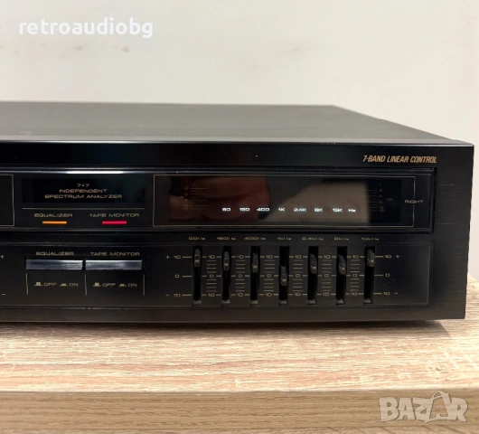 🔉Стерео графичен еквалайзер PIONEER GR-555 - 7 бандов🔉, снимка 3 - Ресийвъри, усилватели, смесителни пултове - 53089314