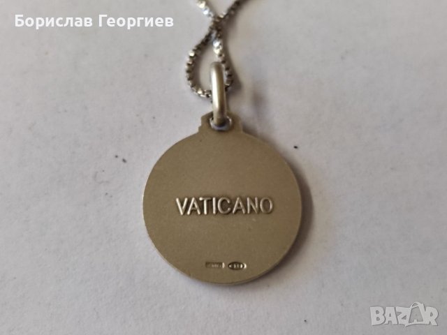 Сребърна верижка 925 Ватикана , снимка 5 - Колиета, медальони, синджири - 38237629