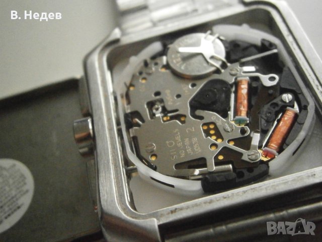 PierCarlo d`Alessio - quartz chronograph, Japan movement (Seiko), 36х44mm; ТОП!, снимка 10 - Мъжки - 37381755