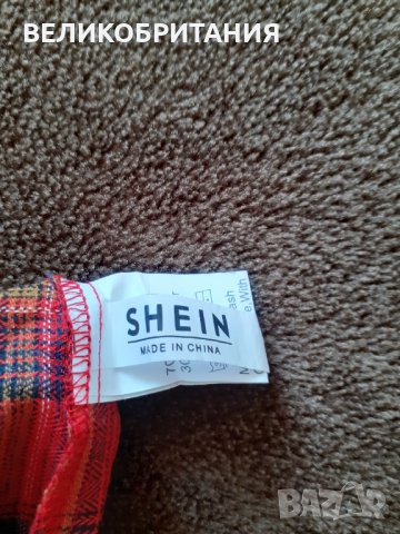 Дамска пола на фирма SHEIN...шотландско каре 1012, снимка 6 - Поли - 37242958