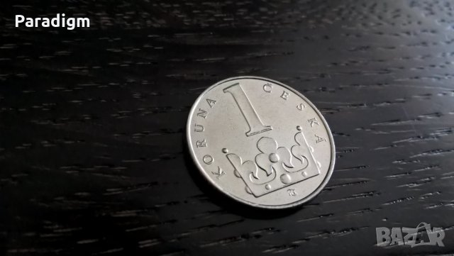 Монета - Чехия - 1 крона | 1993г., снимка 1 - Нумизматика и бонистика - 32807623