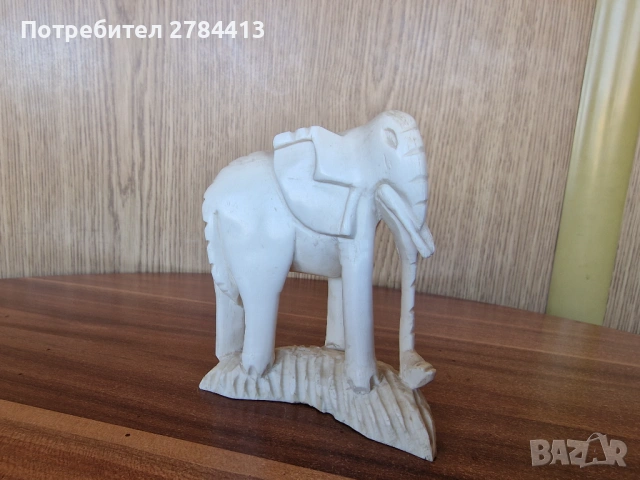 Статуетка от слонова кост 11/9/4 см., снимка 2 - Статуетки - 53171601