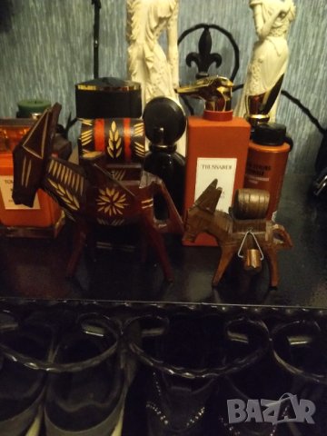 Ръчно изработени лот дървени магаренца от Израел