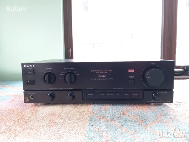 SONY F417R Стерео усилвател , снимка 6 - Ресийвъри, усилватели, смесителни пултове - 53031465