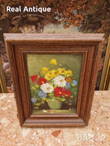 Натюрморт масло авторски платно рамка, снимка 5 - Картини - 51509149